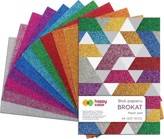 Изображение Happy Color Blok A4/10K Brokat 150g HAPPY COLOR