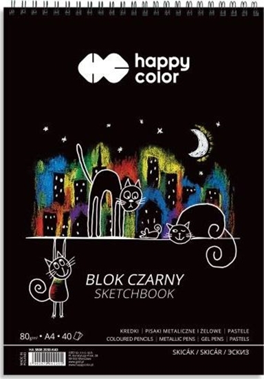 Изображение Happy Color Blok rysunkowy A4 40k mix kolorów