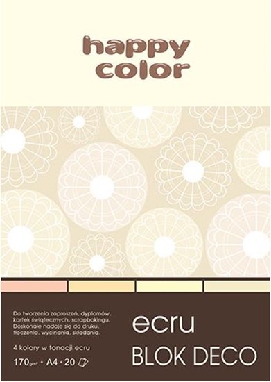 Picture of Happy Color Blok techniczny A5 20k ecru