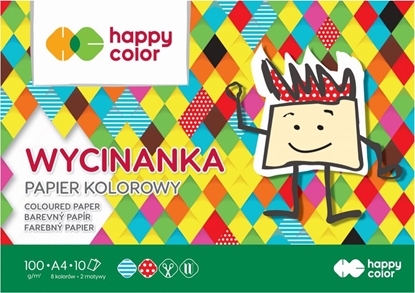 Изображение Happy Color Blok Wycinanka A4/10K 100g HAPPY COLOR