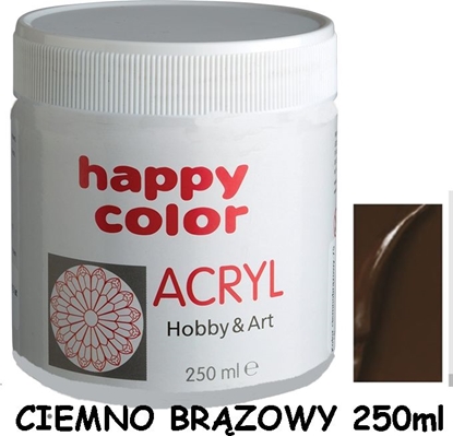 Picture of Happy Color Farba akrylowa 75 ml ciemnobrązowy (7370 0075-75)