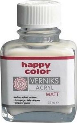 Picture of Happy Color Werniks akrylowy 75ml przezrocz. Matt HAPPY COLOR