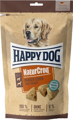 Attēls no Happy Dog NaturCroq Pansen-Ecken, rożki ze żwaczem, przysmak dla średnich i dużych psów, 700g