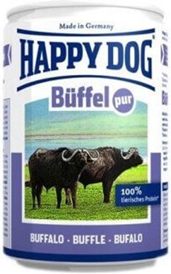 Изображение Happy Dog PUSZKA dla psa - BAWÓŁ (Buffel Pur) 800g