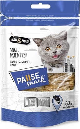 Изображение Hau&Miau Pausesnack przysmak dla kota, paski suszonej ryby 60g