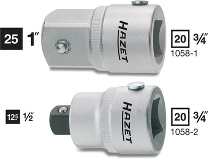 Attēls no Hazet 1058-2 1pcs nut driver bit - Socket - 1265305