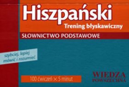 Изображение Hiszpański. Trening błyskawiczny. Słownictwo podstawowe