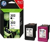 Picture of HP 302 2-pack Black/Tri-color Original Ink Cartridges