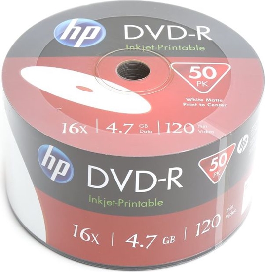 Picture of HP DVD-R 4.7 GB 16x 50 sztuk (HPP1650-)