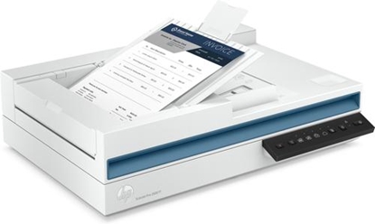 Изображение HP ScanJet Pro 2600 f1 Scanner - A4 Color 300dpi, Flatbed Scanning, Automatic Document Feeder, Auto-Duplex, OCR/Scan to Text, 25ppm, 1500 pages per day