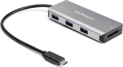 Attēls no HUB USB StarTech 1x SD  + 3x USB-A 3.2 Gen2 (HB31C3ASDMB)