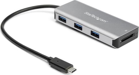 Изображение HUB USB StarTech 1x SD  + 3x USB-A 3.2 Gen2 (HB31C3ASDMB)