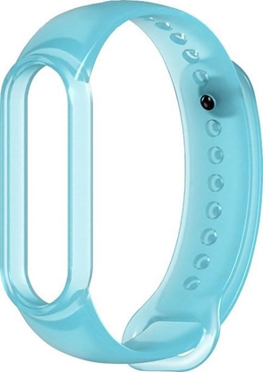 Picture of Hurtel Zamienna silikonowa opaska pasek do Xiaomi Mi Band 5 niebieski