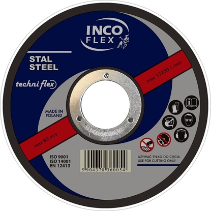 Изображение Inco Flex tarcza do ciecia metalu 125x2,0x22,2mm (M41-125-2.0-22A36T)