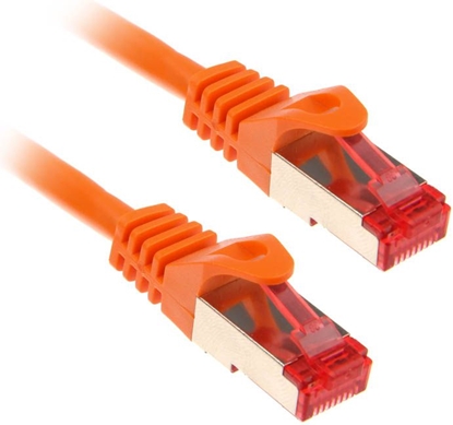 Attēls no InLine 0.5m Cat.6 kabel sieciowy1000 Mbit RJ45 - pomarańczowy (76450O)