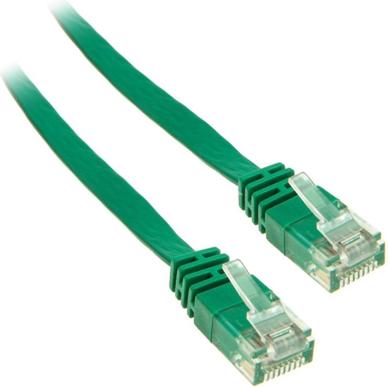 Изображение InLine 1,5m - kabel sieciowy U/UTP - 1000 Mbit - Cat.6 - RJ45 - zielony (71614G)