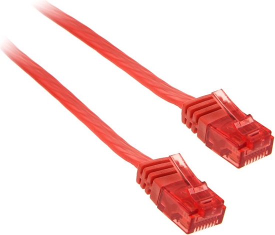 Picture of InLine 10m - kabel sieciowy U/UTP - 1000 Mbit - Cat.6 - RJ45 - czerwony (71600R)