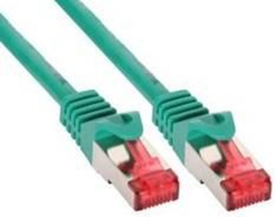 Изображение InLine 5m Cat.6 kabel sieciowy 1000 Mbit RJ45 - zielony ( 76405G )