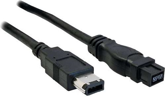 Picture of InLine Firewire 9-pin - Firewire 6-pin, 5m, Czarny (36905)