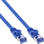 Picture of InLine Flat Patch kabel, U/FTP, Cat.6A, niebieski, 7m (71807B)