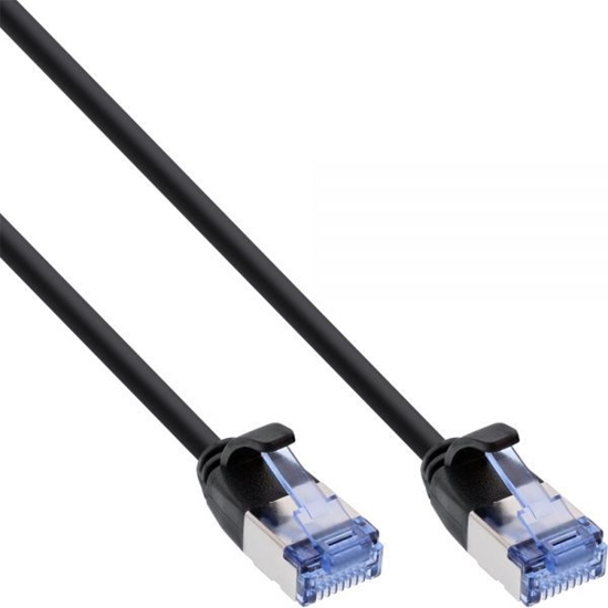 Picture of InLine InLine 71900S 10m Cat6a U / FTP (STP) Black Network Cable (71900S)