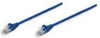 Picture of Intellinet Network Patch Cable, Cat5e, 3m, Blue, CCA, U/UTP, PVC, RJ45, Gold Plated Contacts, Snagless, Booted, Lifetime Warranty, Polybag