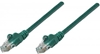 Picture of Intellinet Network Patch Cable, Cat6, 0.25m, Green, Copper, S/FTP, LSOH / LSZH, PVC, RJ45, Gold Plated Contacts, Snagless, Booted, Lifetime Warranty, Polybag