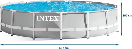 Изображение Intex Basen stelażowy 457cm 12w1 (26724)