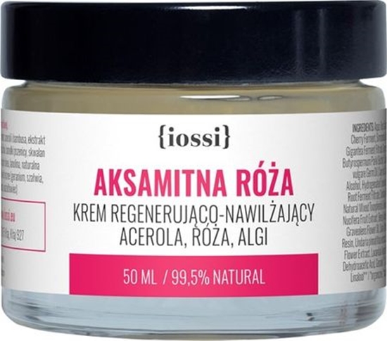 Изображение Iossi Krem do twarzy Aksamitna Róża acerola/róża/algi regenerująco-nawilżający 50ml