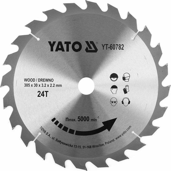 Picture of Yato YATO PIŁA TARCZ.WID. 305*24*30 60782 YT-60782