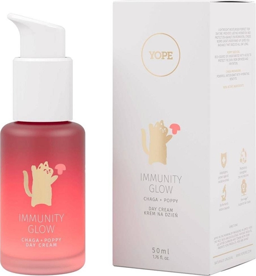 Изображение Yope Immunity Glow krem do twarzy na dzień Chaga + Mak 50ml