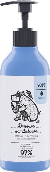 Изображение Yope YOPE WOOD Żel pod prysznic Drzewo Sandałowe, Szafran, Patchouli 400ml