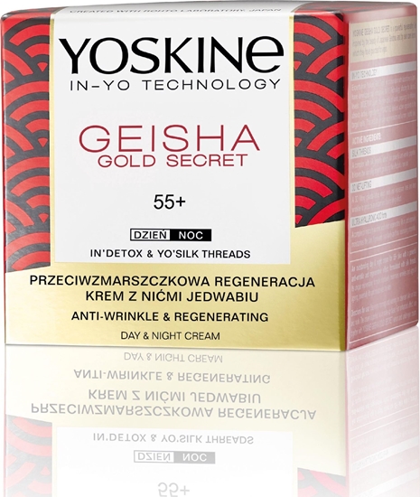 Изображение Yoskine Geisha Gold Secret 55+ Krem przeciwzmarszczkowa regeneracja