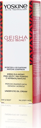 Attēls no Yoskine Geisha Gold Secret Krem olejkowy pod oczy i na powieki przeciw workom i cieniom 15ml