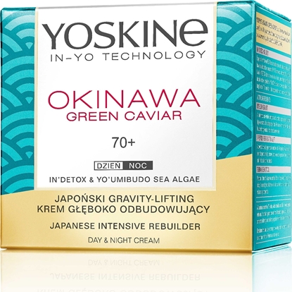 Изображение Yoskine Krem do twarzy Okinawa Green Caviar 70+ odbudowujący 50ml