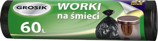 Изображение JAN Niezbędny Sarantis Jan Niezbędny Grosik Worki na śmieci HD 60L/20sztuk