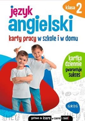 Изображение Język angielski SP 2 Karty pracy w szkole i w domu