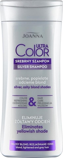 Picture of Joanna Ultra Color srebrny szampon do włosów srebrne popielate odcienie blond 200ml