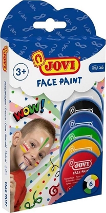Изображение Jovi Farby do malowania twarzy 6 kolorów JOVI
