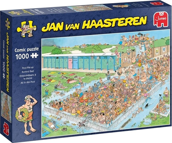 Изображение Jumbo Puzzle 1000 Haasteren Tłumy na basenie G3