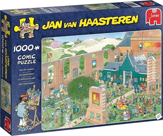 Изображение Jumbo Puzzle 1000 Haasteren Wystawa dzieł sztuki G3