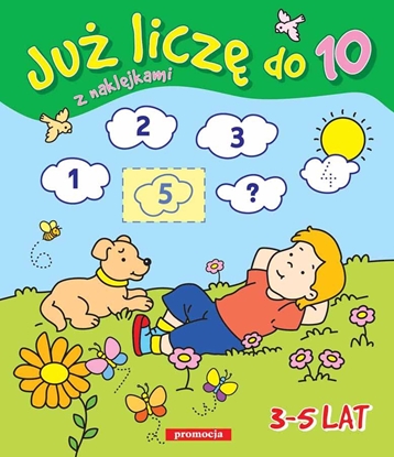 Attēls no Juz liczę do 10 z naklejkami. 3-5 lat SIEDMIORÓG - 89675