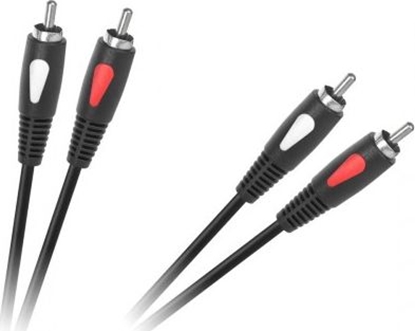 Изображение Kabel Cabletech RCA (Cinch) x2 - RCA (Cinch) x2 0.5m czarny (KPO4001-0.5)