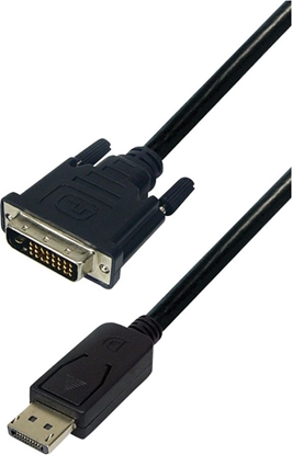 Изображение Kabel DisplayPort - DVI-D 2m czarny (77492-1)