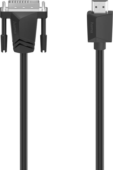 Изображение Kabel Hama HDMI - DVI-D 1.5m czarny (002007150000)