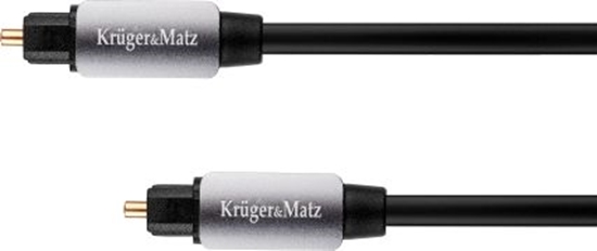 Picture of Kabel Kruger&Matz Toslink - Toslink 1m czarny (KM0319)