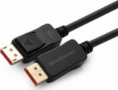 Attēls no Kabel MicroConnect DisplayPort - DisplayPort 1m czarny (MC-DP-MMG-100V1.4)