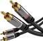 Изображение Kabel PremiumCord RCA (Cinch) x2 - RCA (Cinch) x2 1.5m czarny (kjqccmm015)