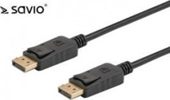 Picture of Kabel Savio DisplayPort - DisplayPort 1m czarny (CL-135)