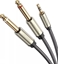 Изображение Kabel Ugreen Jack 3.5mm - Jack 6.3mm x2 5m szary (UGR546GRY)